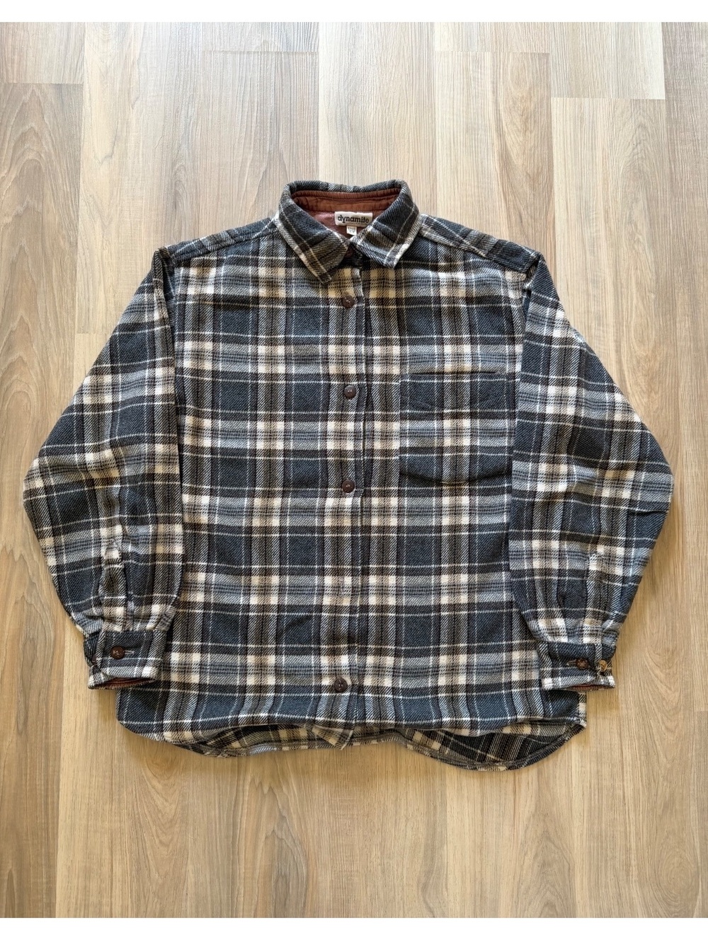 Vintage Dynamite Plaid Flannel Shirt
